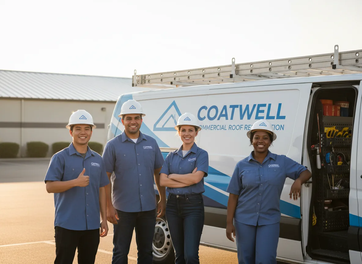 Commercial roof coating company in Stockton, IA